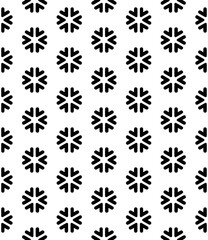 Black and white seamless abstract pattern. Background and backdrop. Grayscale ornamental design.