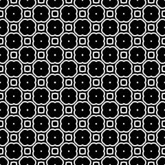 Black and white seamless abstract pattern. Background and backdrop. Grayscale ornamental design.