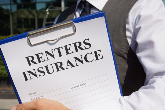 Renters insurance is shown using the text