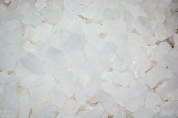 Close up photo of large salt crystals as background taken  in Bonaire, Caribbean island.
