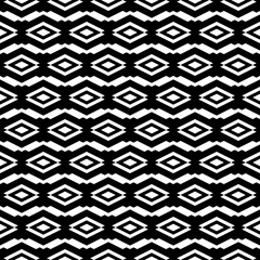 Seamless pattern. Folk motif. Geometric background. Ethnic wallpaper. Rhombuses, chevrons, figures ornament. Shapes backdrop. Digital paper, textile print, web design, abstract illustration. Vector