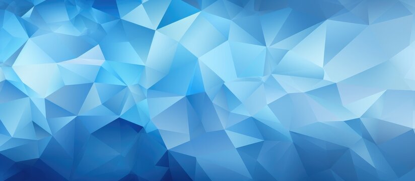 Elegant polygonal design in light blue hues for cellphone wallpaper.