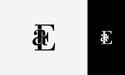 initial letter aE or Ea  lowercase joined uppercase,logo vektor design