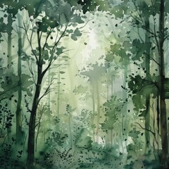 Fantasy Forest Illustration