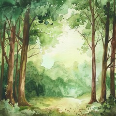 Fantasy Forest Illustration