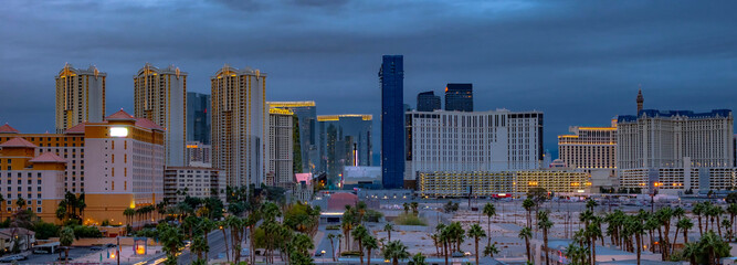 Vegas Nights: 4K Ultra HD Image of Moody Cityscape on the Strip in Las Vegas