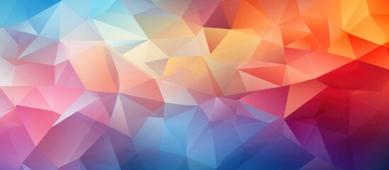Fototapeta premium Abstract Multicolored Polygon Design for Websites