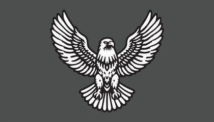 eagle with wings