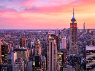 Fotobehang New York Buildings Architectural Marvels and Iconic Skyscrapers That Define the City Skyline © Aditya