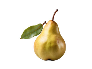 pear fruit isolated on transparent background