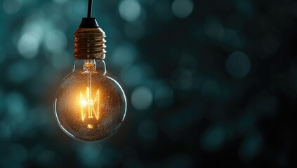 "The radiance of a light bulb represents the brilliance of entrepreneurialism, sparking innovation and driving business growth