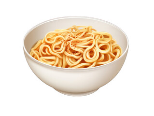 Ramen bowl isolated on transparent background, transparency image, removed background