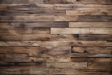 Rough-hewn wood wall for a farmhouse look