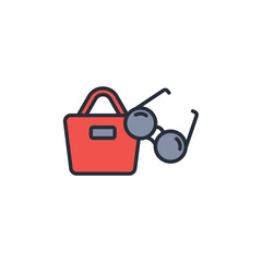 accessories fashion icon. vector.Editable stroke.linear style sign for use web design,logo.Symbol illustration.