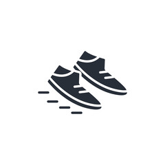 shoes icon. vector.Editable stroke.linear style sign for use web design,logo.Symbol illustration.