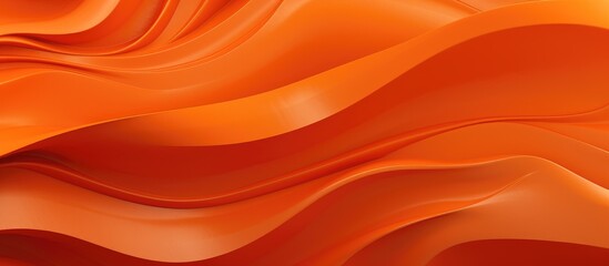 A detailed close up of a vibrant orange wave against a crisp white background, showcasing the intricate pattern and delicate petals of a flowering plant