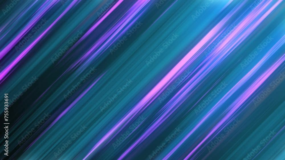 Aufkleber abstract motion background with glowing neon lines moving diagonally across the frame at high speed.