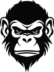 Fototapeta premium ape silhouette