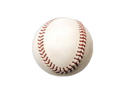 Baseball isolated on transparent background, transparency image, removed background