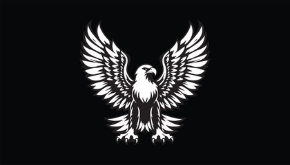 eagle with wings design 