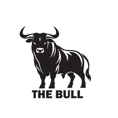Bull Vector Logo Design Template