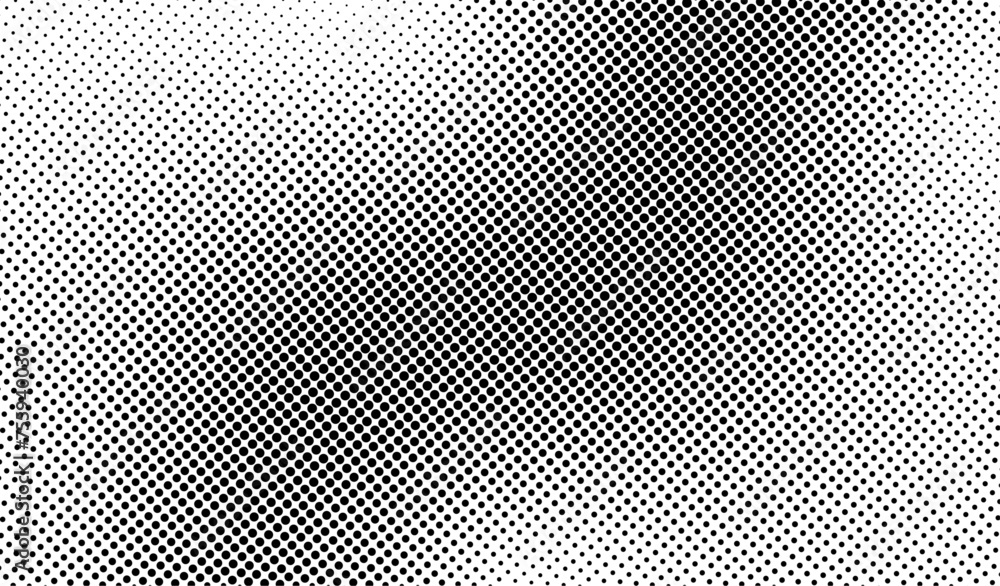 Aufkleber degrade dot pattern. gradation dots texture. halftone fade gradient. abstract bg. faded black waves 