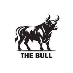 Bull Vector Logo Design Template