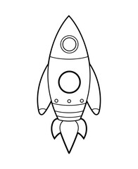 Rocket vector icon