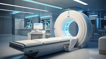 Revolutionizing Healthcare: Innovative Techniques in CT Scan Procedure - obrazy, fototapety, plakaty
