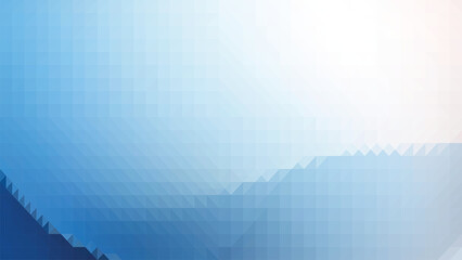 Vector blue and white abstract Low poly background, wallpaper