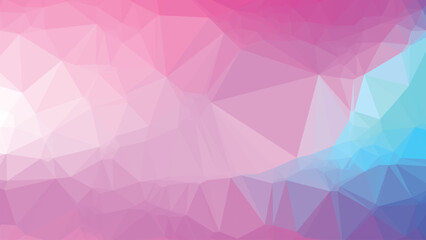 Light vector blue and purple Low poly abstract background, trendy, geometric, cyber polygonal wallpaper