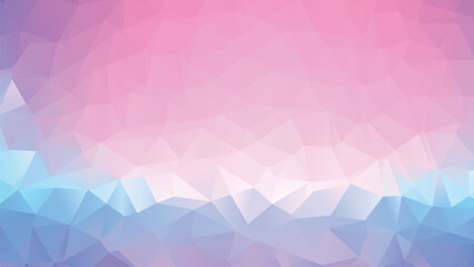 Light vector blue and purple Low poly abstract background, trendy, geometric, cyber polygonal wallpaper