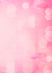 Pink bokeh background for Banner, Poster, Story, Celebrations and various design works