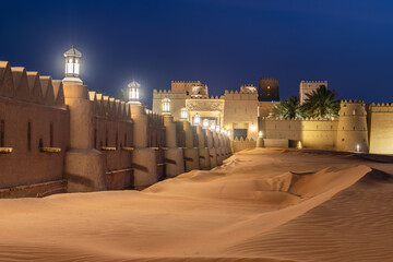 Arabian nights in the Rub al Khali desert, Empty Quater, United Arab Emirates, Abu Dhabi