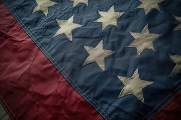 American pride concept. Flag of the USA as symbol of lifestyle and democracy