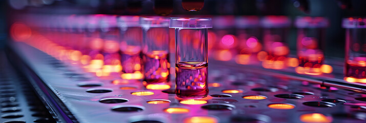  Blood testing 3d image,
Colourful chemicals in test tube