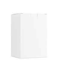an image of a white box isolated on a white background