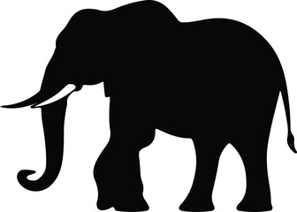 Fototapeta premium Africanelephant silhouette