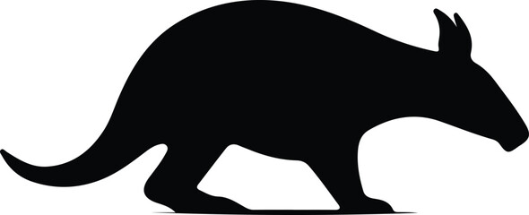 aardvark silhouette