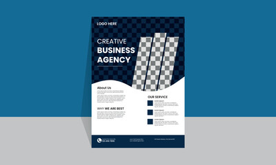 Business minimalistic Flyer digital template