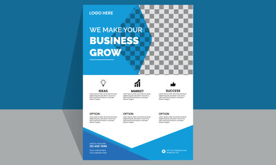 Business minimalistic Flyer digital template