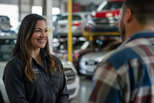 Warm Welcome at Car Service