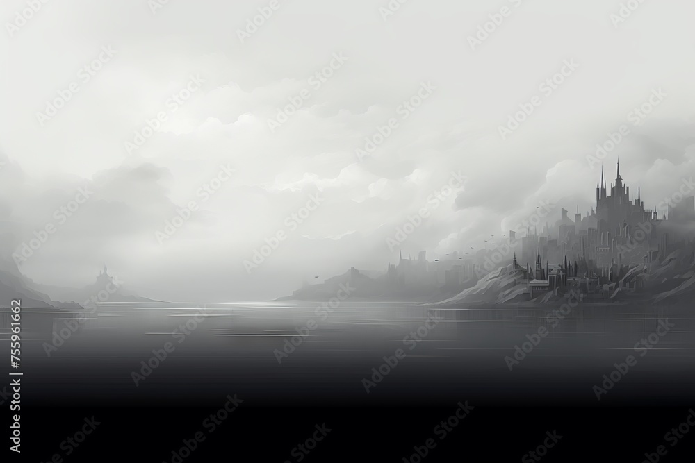 Poster plain gray for text overlay