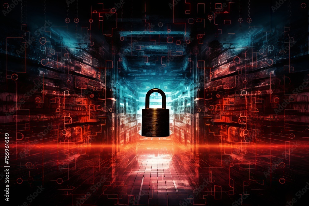 Poster ransomware encryption and data breach