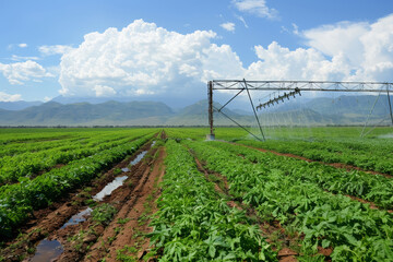 Sustainable Agriculture with Watering System