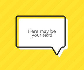 Quote frame blank, text quote boxes, message