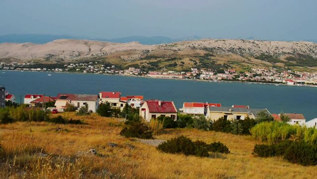 Pag is largest town on the island in Croatia
