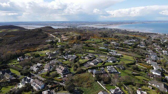 A view over Howth, Dublin. 