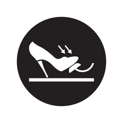 Foot in the Boot Presses Gas or Brake Pedal icon