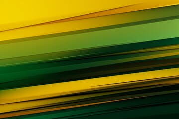 A bold green and yellow background with sharp lines